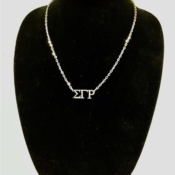Sigma Gamma Rho Chain Necklace - Picture 3 of 6